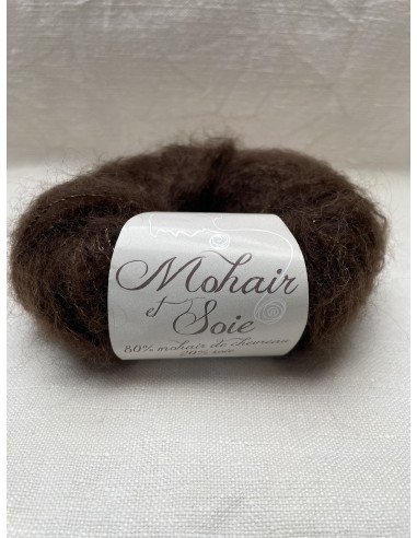 Pelote Chocolat - 80% mohair 20% soie