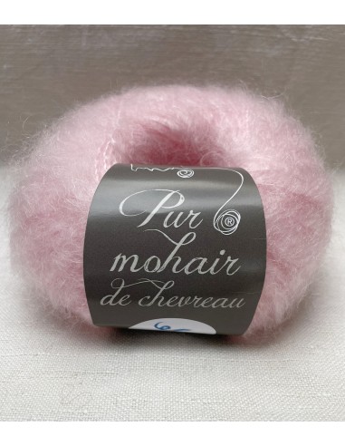 Pelote Rose Poudré - Pur mohair